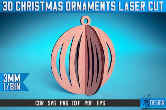 3D Christmas Ornaments Laser Cut SVG: A Creative and Efficient Crafting Solution