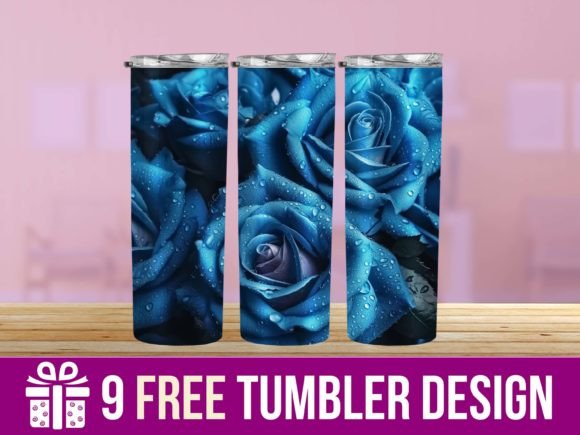 3D Cute Roses Tumbler Designs: Add Flair to Your Drinkware