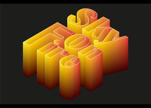 3D Sunset Quote - Sky on Fire: A Visual Masterpiece for Every Need