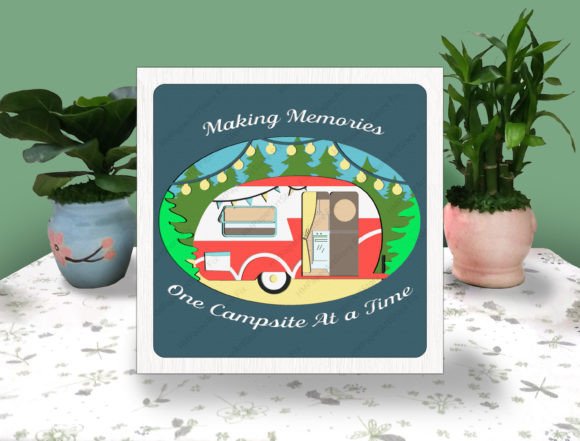 Camping 3D Box Paper SVG: A Creative and Practical Digital Crafting Resource