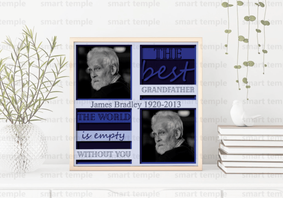 Customizable 3D Memorial Shadow Box SVG: A Modern Tribute to Memory and Creativity