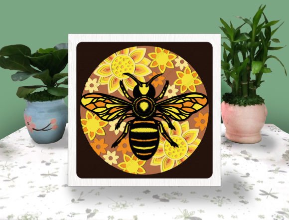 Everything You Need to Know About the BEE SUNFLOWER 3D Box Paper SVG