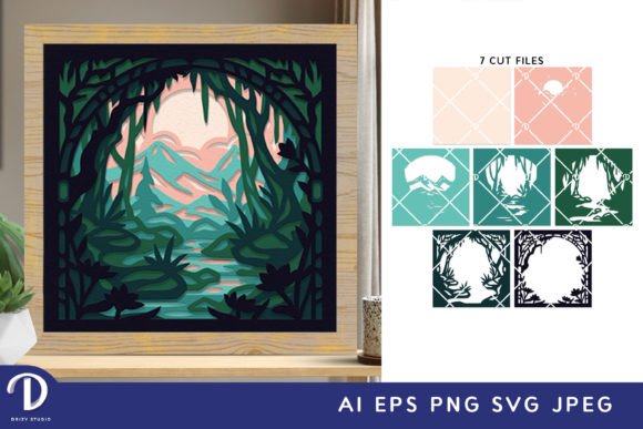Exploring the Fairytale Forest 3D Shadow Box SVG: A Creative Art Project