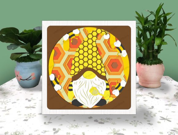 GNOME BEE 3D Box Paper SVG: A Creative Tool for Crafting Enthusiasts