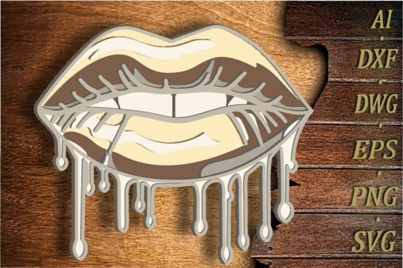 Lips Multilayer Svg 3D Valentine Day 3D: A Strategic Design for Creative Expression