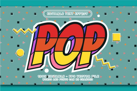 Pop Retro Color 3D Text Effect: A Versatile Design Tool for Creative Professionals