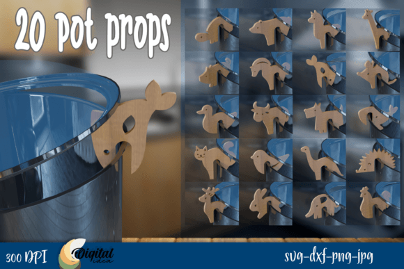 Pot Guard Lasercut Bundle for 3D Kitchen Projects